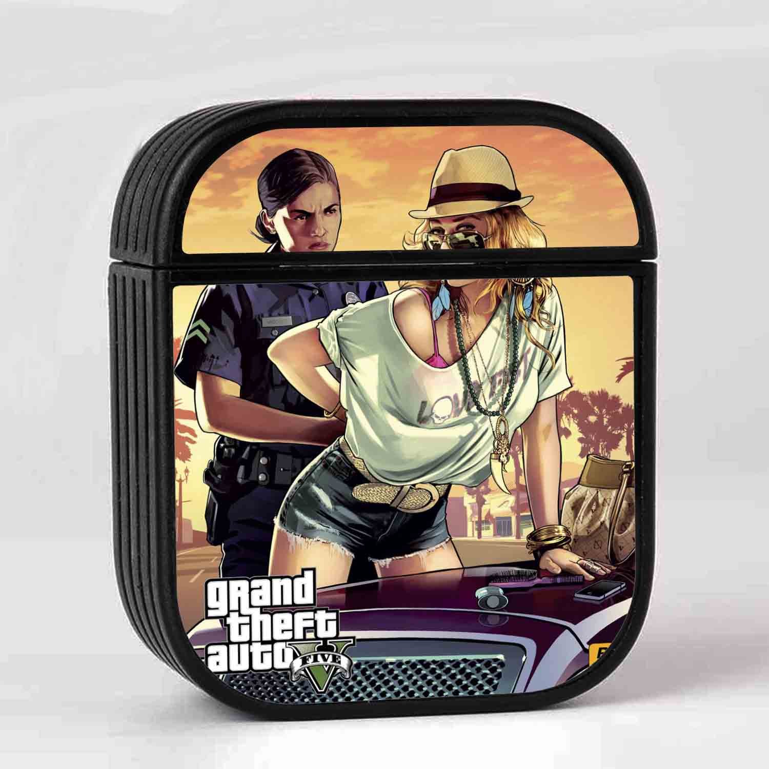 Zavstyle Grand Theft Auto 5 With Police AirPods Case