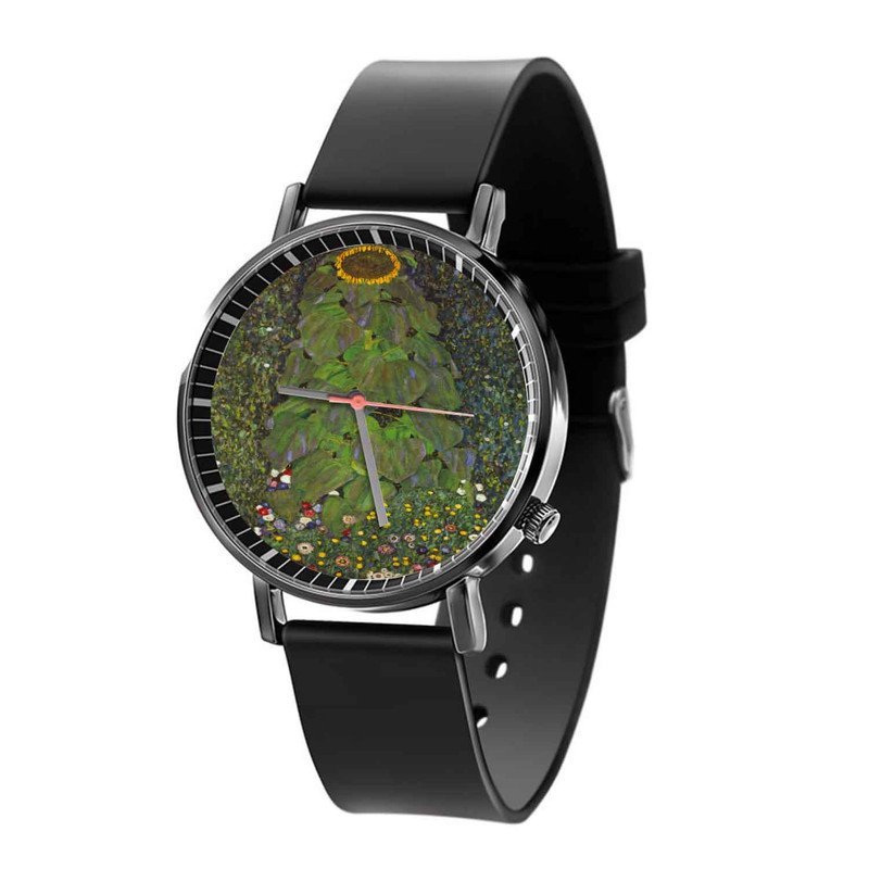 Zavstyle Gustav Klimt The Sunflower Quartz Watch