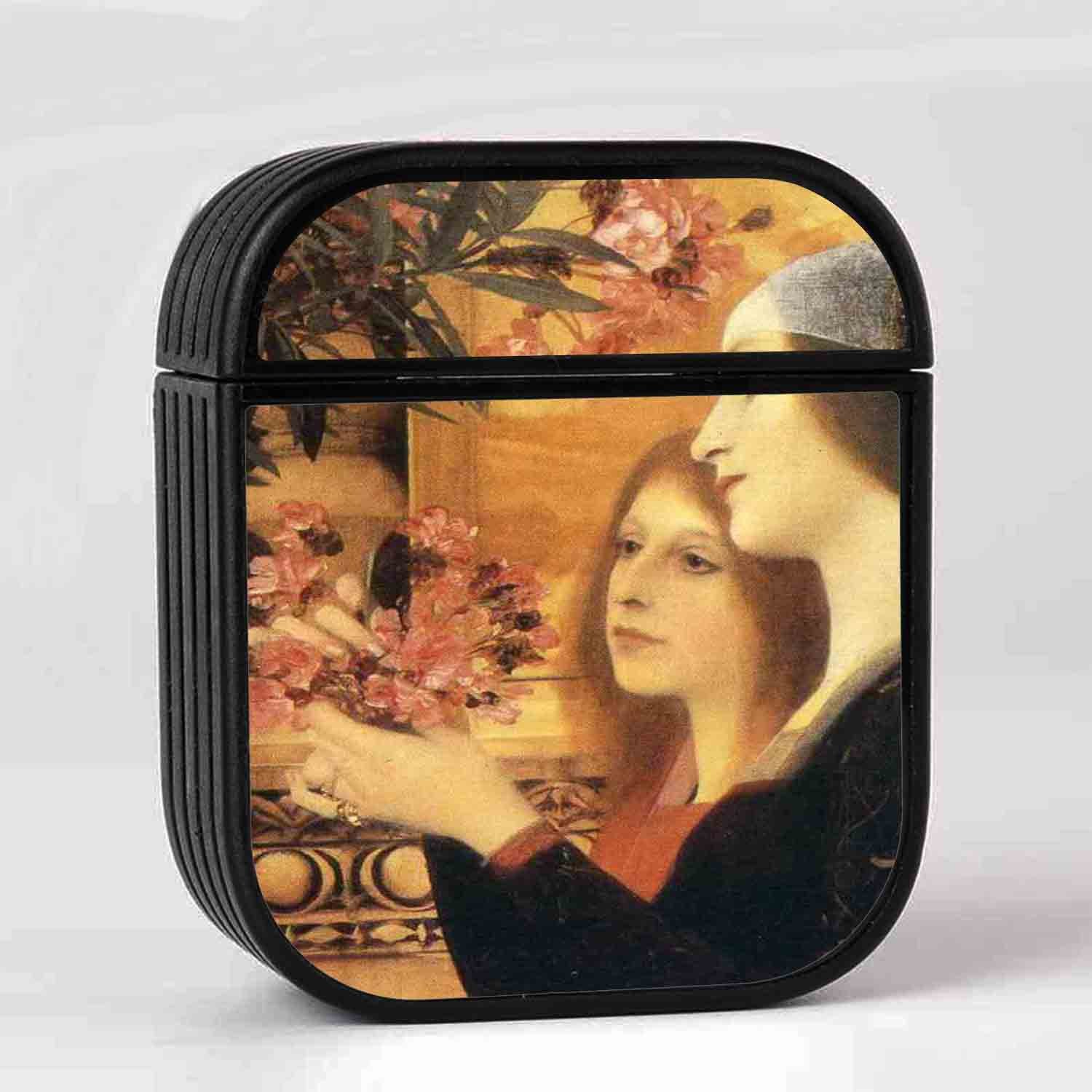 Zavstyle Gustav Klimt two girls with an oleander AirPods Case