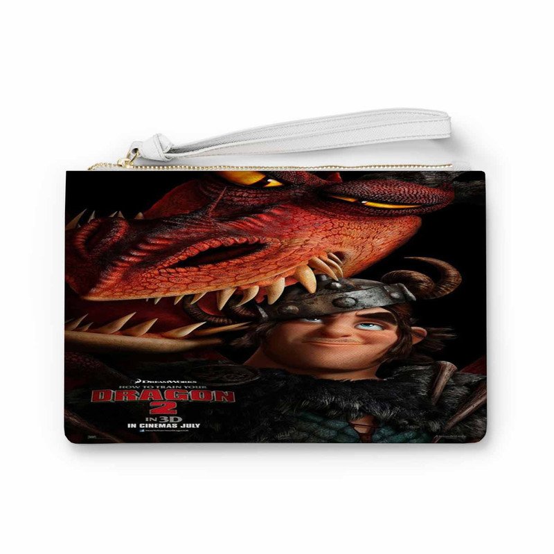 Zavstyle How To Train Your Dragon 2 Poster Clutch Bag