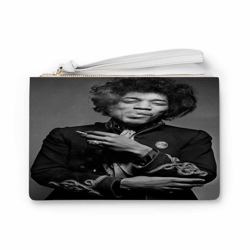 Zavstyle Jimi Hendrix With Smoke Clutch Bag