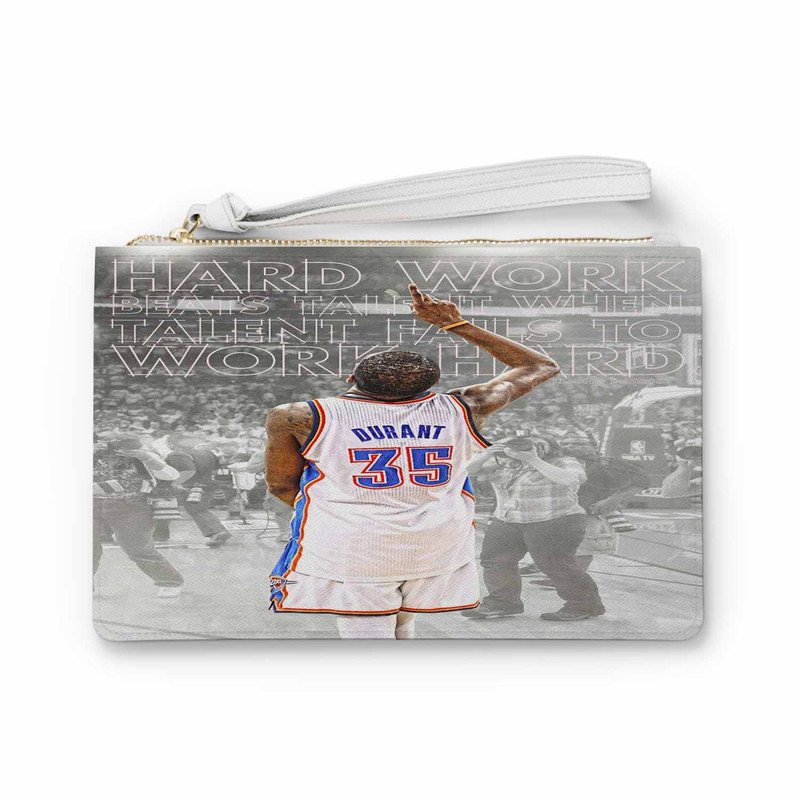 Zavstyle Kevin Durant Motivational Quotes Clutch Bag