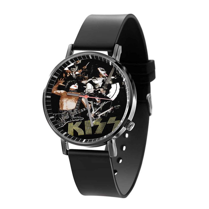 Zavstyle Kiss Band Print Quartz Watch