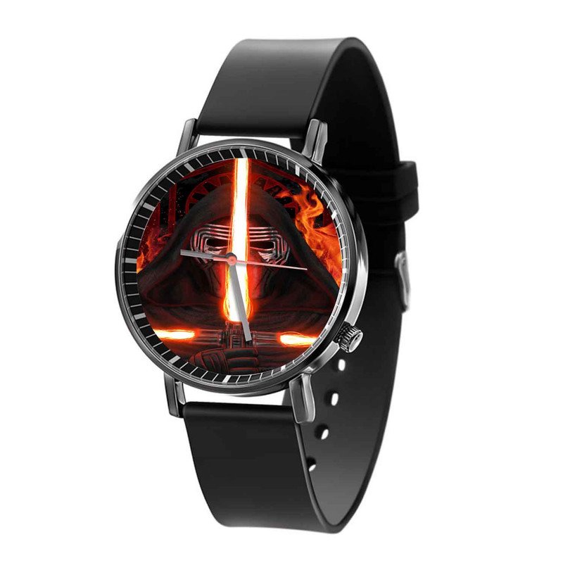 Zavstyle Kylo Ren Star Wars Triple Light Saber Quartz Watch