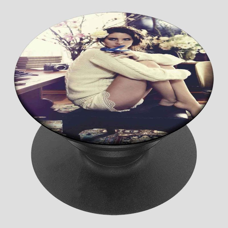 Zavstyle Lana Del Rey Wiht Floral and Bird Pop able Phone Stands