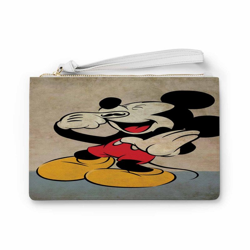 Zavstyle Laughing Mickey Mouse Clutch Bag