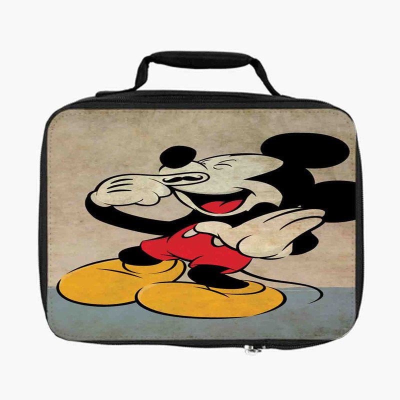 Zavstyle Laughing Mickey Mouse Lunch Bag