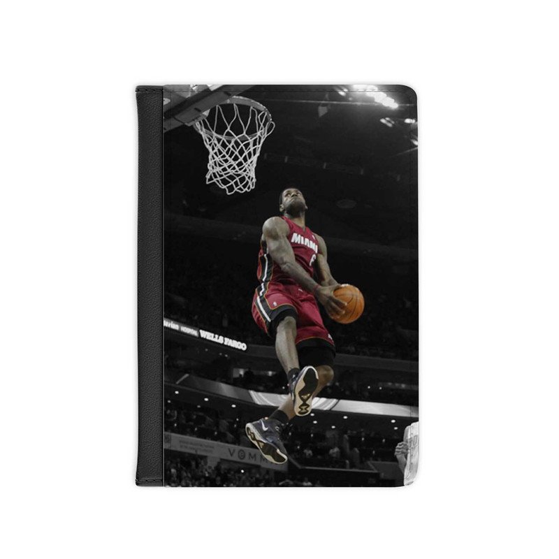 Zavstyle Lebron James Selective Color Dunk Basketball Passport Cover