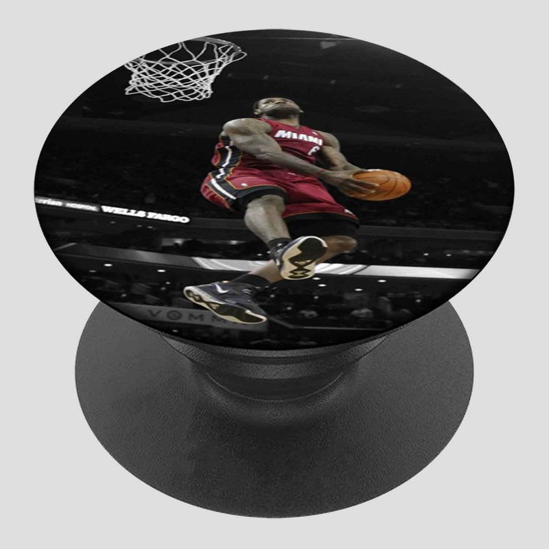 Zavstyle Lebron James Selective Color Dunk Basketball Pop able Phone Stands
