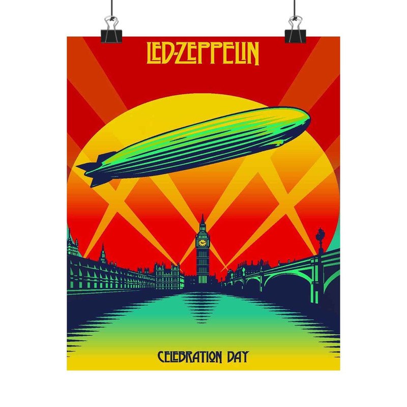 Zavstyle Led Zeppelin Celebration Day Poster