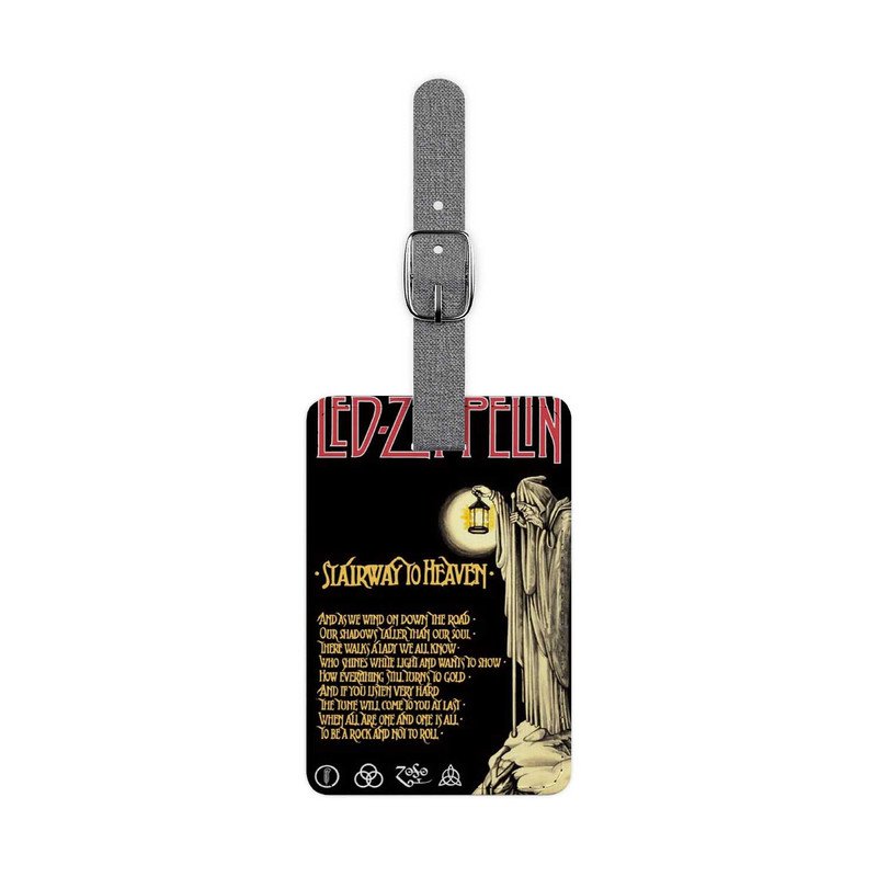 Zavstyle Led Zeppelin Stairway To Heaven Lyrics Luggage Tag