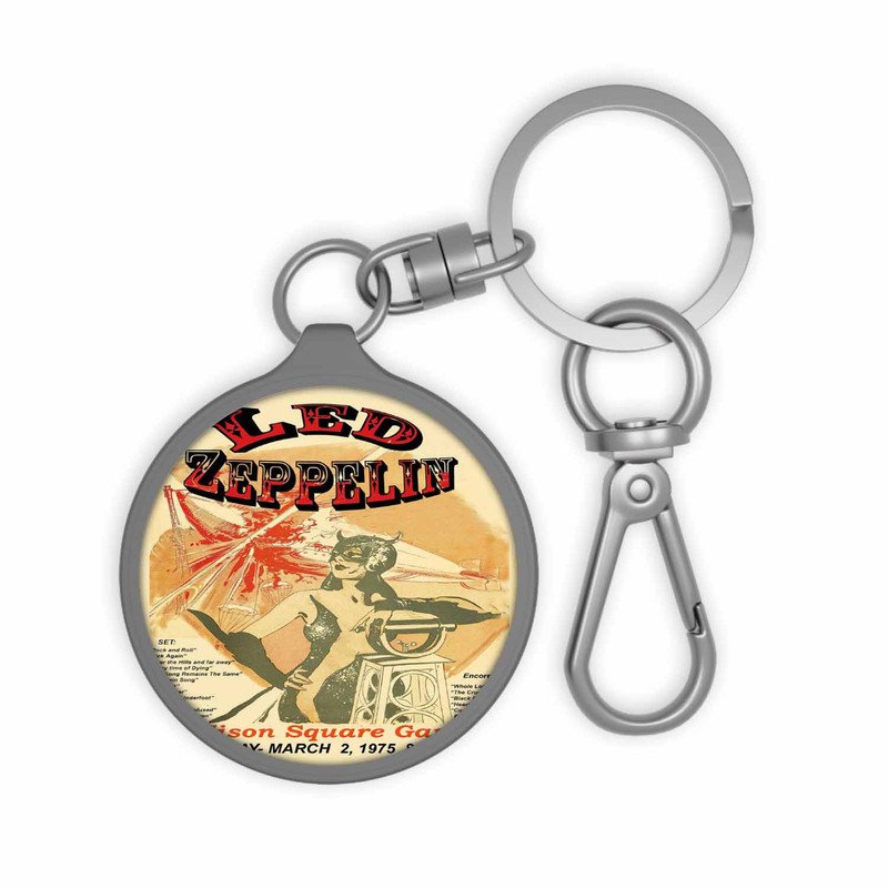 Zavstyle Led Zeppelin at Madison Square Garden Keyring Tag Accessories