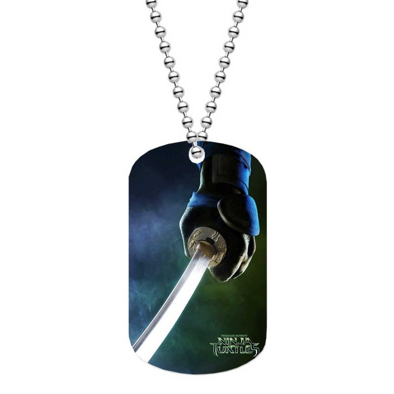 Zavstyle Leonardo Teenage Mutant Ninja Turtles Dog Tag Military Stainless Steel