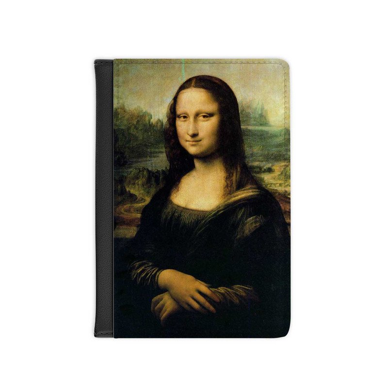 Zavstyle Leonardo da Vinci Mona Lisa Painting Passport Cover