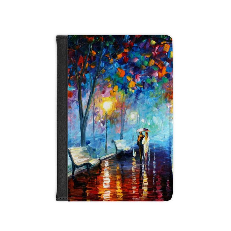 Zavstyle Leonid Afremov MISTY MOOD Passport Cover