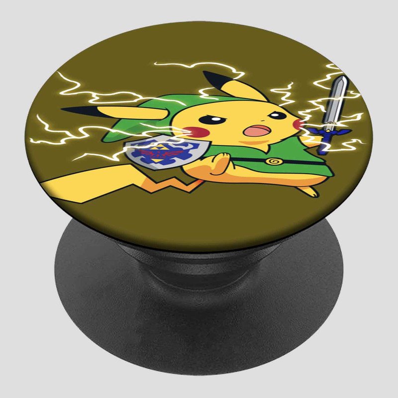 Zavstyle Link The Legend of Zelda Pikachu Pokemon Pop able Phone Stands