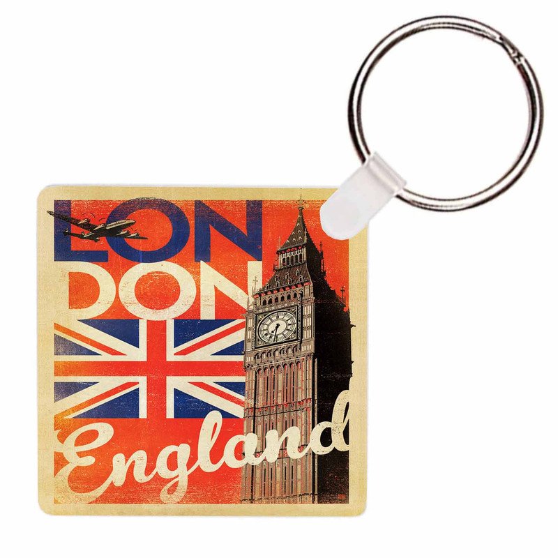 Zavstyle London Vinatge Keychain