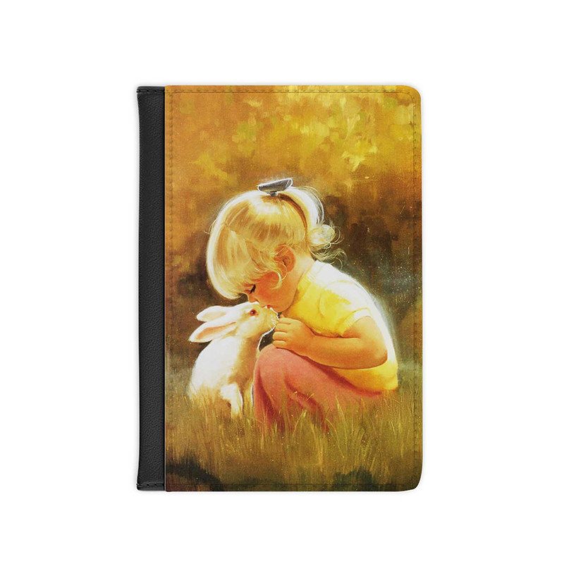 Zavstyle Love The Rabbit Passport Cover