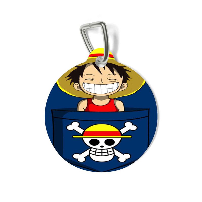 Zavstyle Luffy D Monkey One Piece Pet Tag