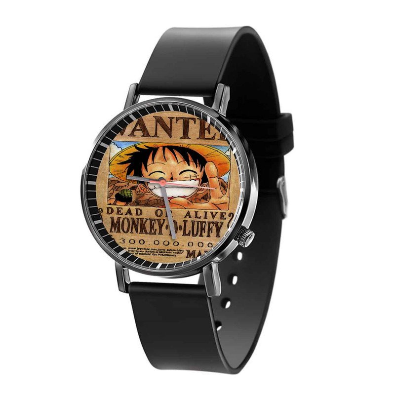 Zavstyle Luffy Wanted Poster Quartz Watch