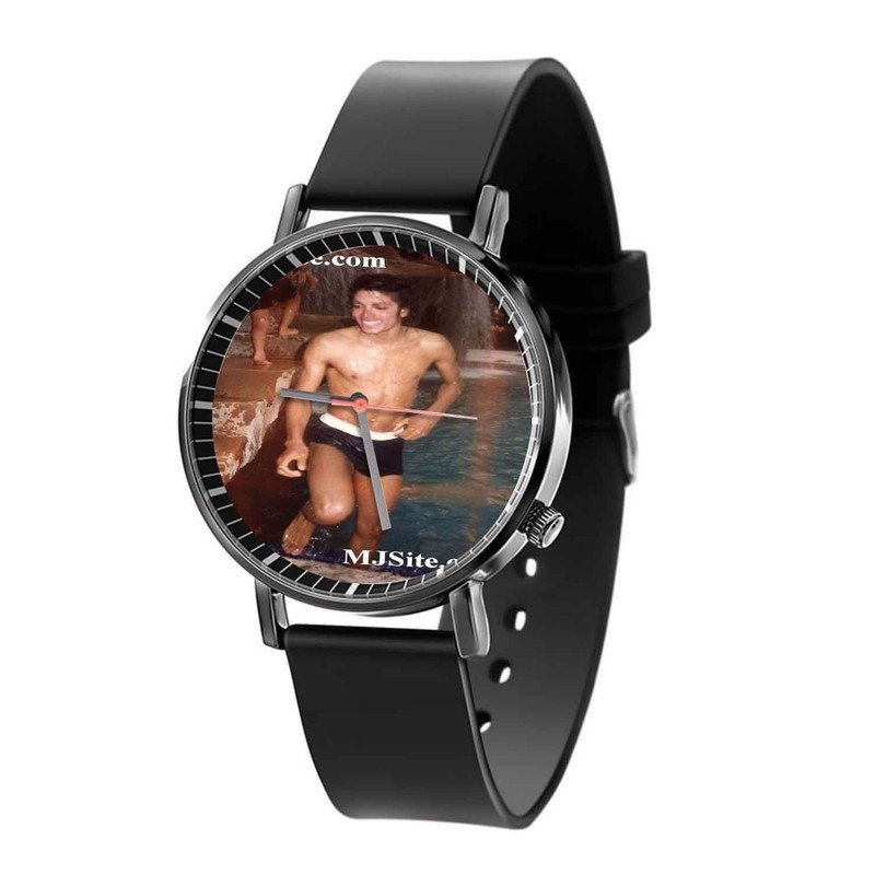 Zavstyle MICHAEL JACKSON Swimming Pool Quartz Watch