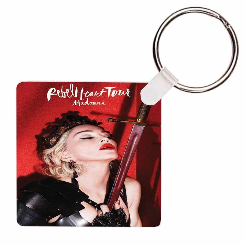 Zavstyle Madonna Rebel Heart Tour Red Keychain