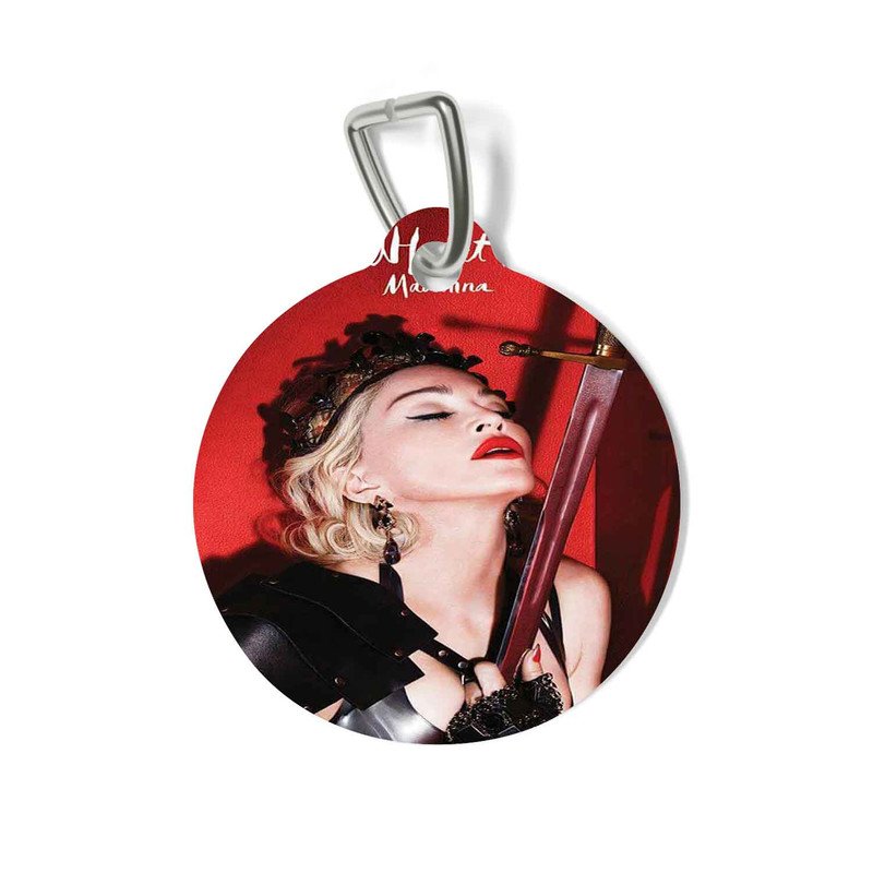 Zavstyle Madonna Rebel Heart Tour Red Pet Tag