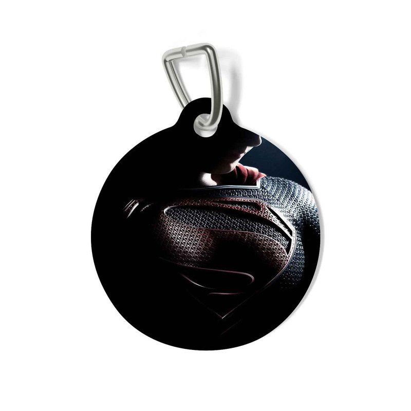 Zavstyle Man of Steel Superman DC Comics Pet Tag
