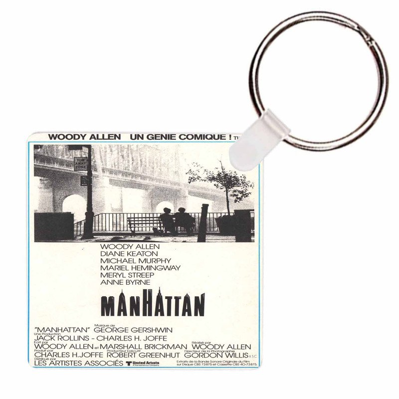 Zavstyle Manhattan Woody Allen Keychain