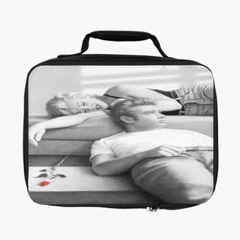 Zavstyle Marilyn Monroe and James Dean Lunch Bag