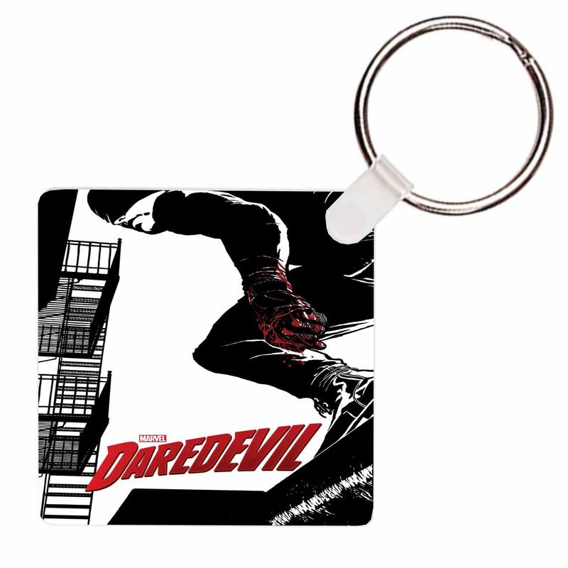 Zavstyle Marvel Daredevil Print Keychain