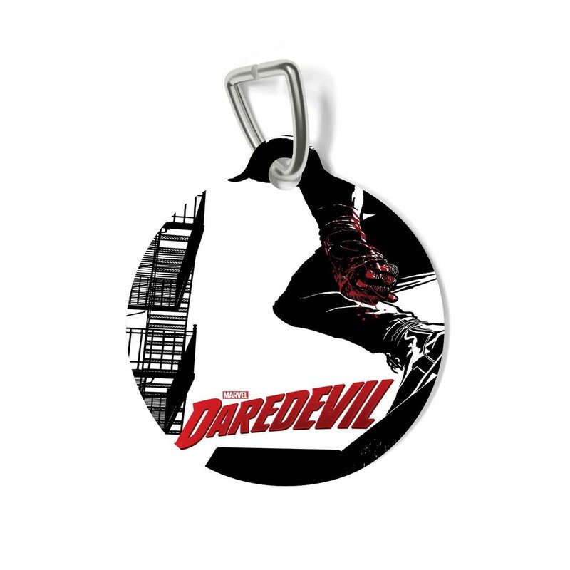 Zavstyle Marvel Daredevil Print Pet Tag