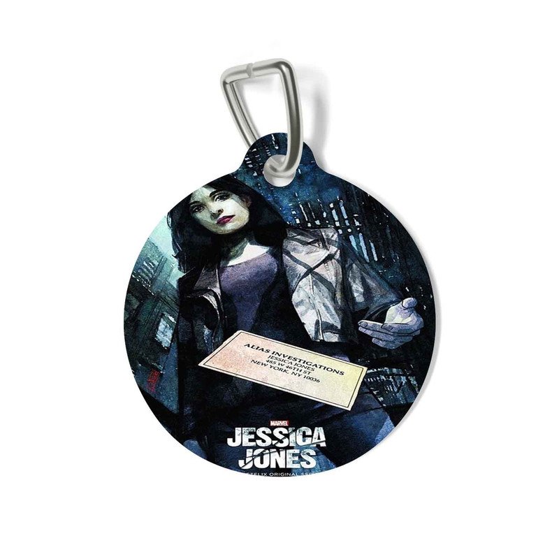Zavstyle Marvel Jessica Jones Pet Tag