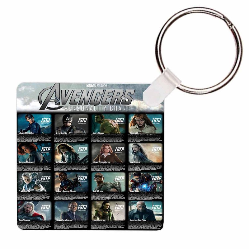 Zavstyle Marvel The Avengers Characters Keychain