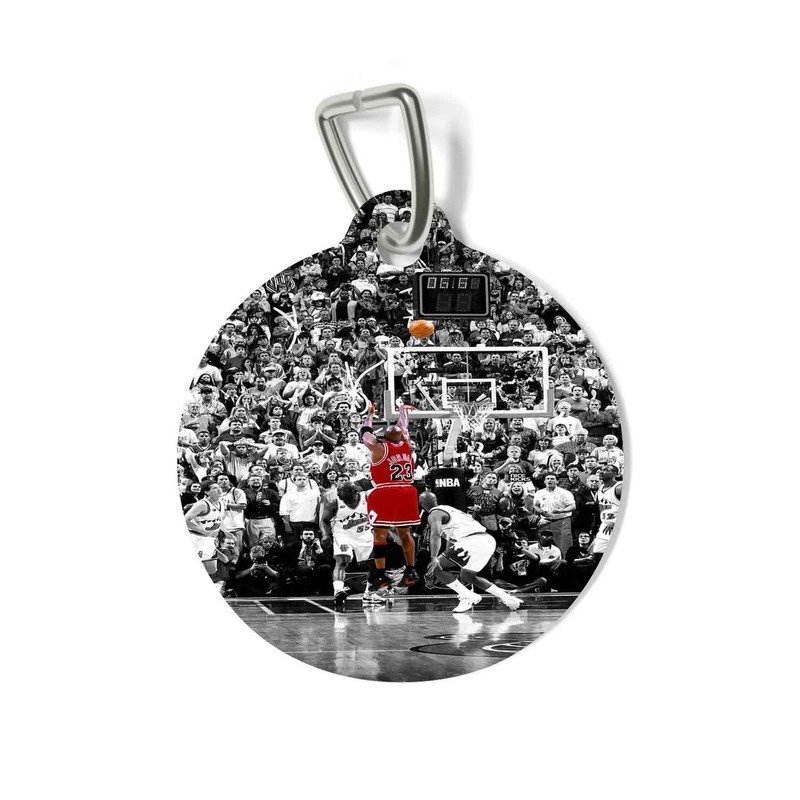 Zavstyle Michael Jordan Last Shot Pet Tag