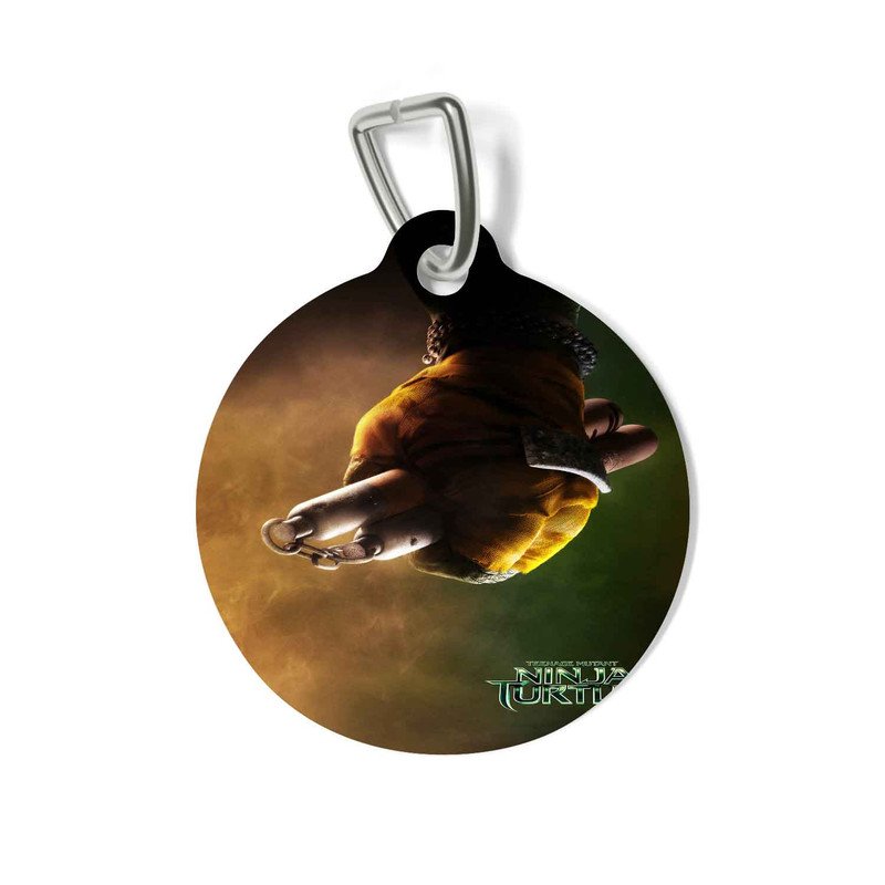 Zavstyle Michaelangelo Teenage Mutant Ninja Turtles Pet Tag