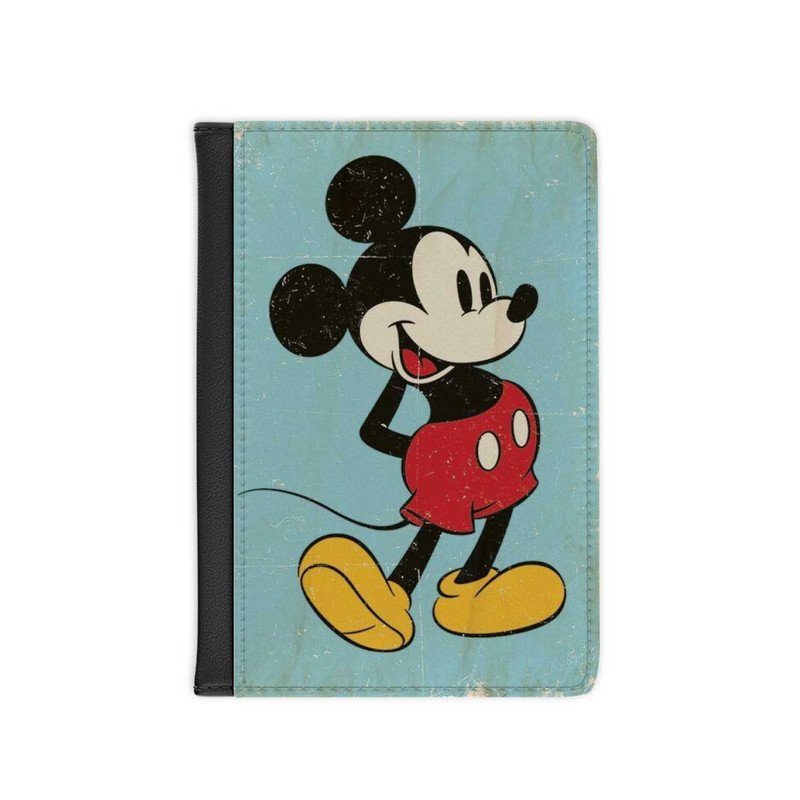 Zavstyle Mickey Mouse Vintage Passport Cover