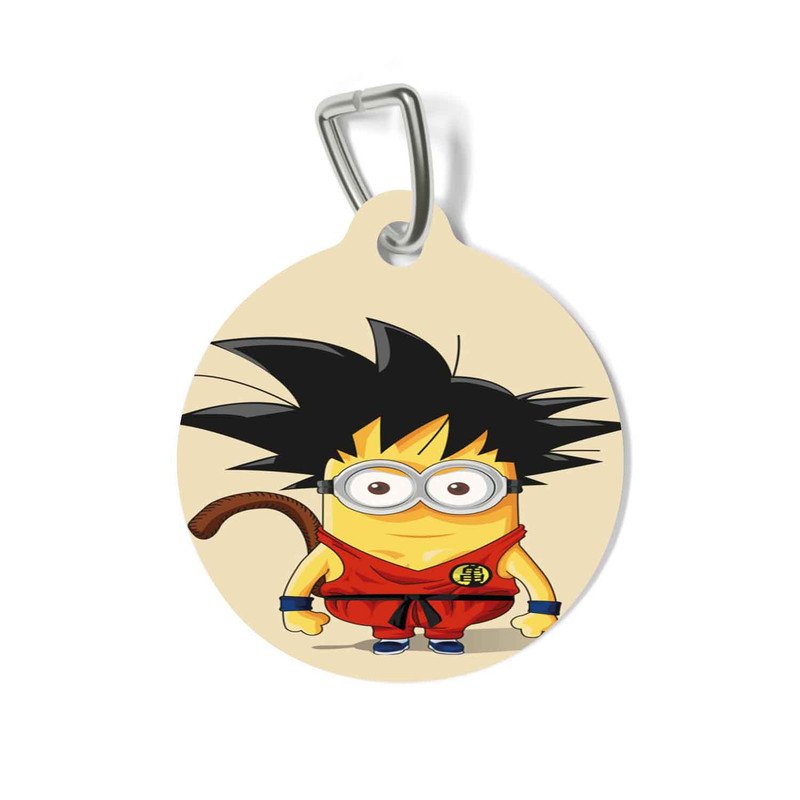 Zavstyle Minions Goku Dragon Ball Z Pet Tag