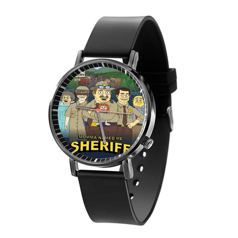 Zavstyle Momma Named Me Sheriff Quartz Watch