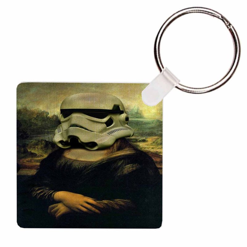 Zavstyle Monalisa Stormtrooper Keychain