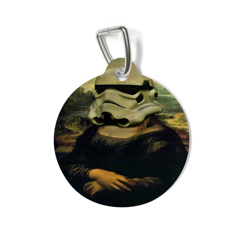 Zavstyle Monalisa Stormtrooper Pet Tag