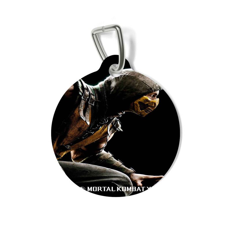 Zavstyle Mortal Kombat X Scorpion Pet Tag