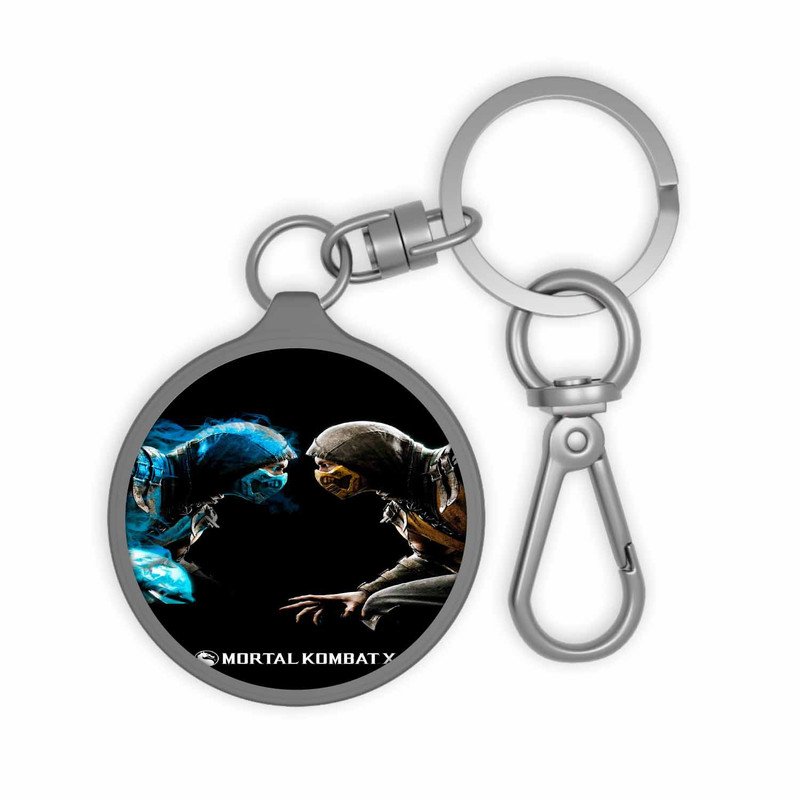 Zavstyle Mortal Kombat X Sub Zero and Scorpion Keyring Tag Accessories