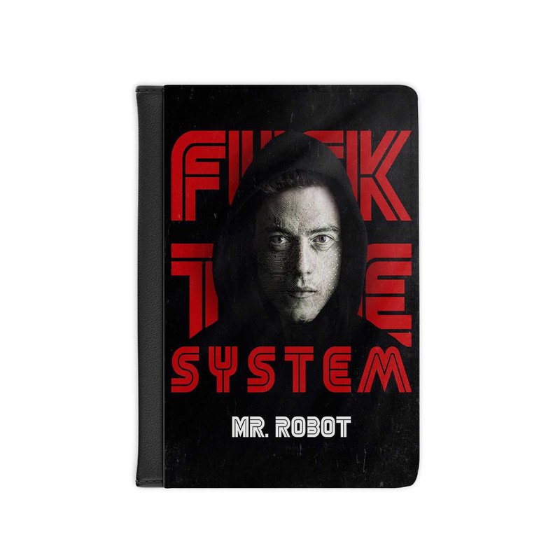 Zavstyle Mr Robot Fuck The System Passport Cover