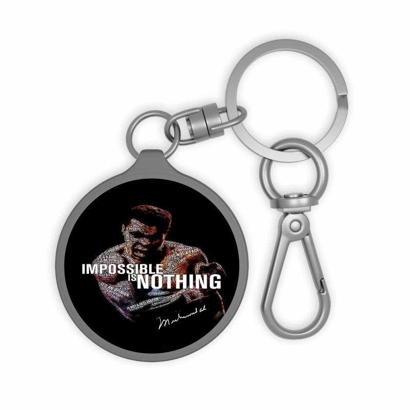 Zavstyle Muhammad Ali Motivational Quotes Keyring Tag Accessories