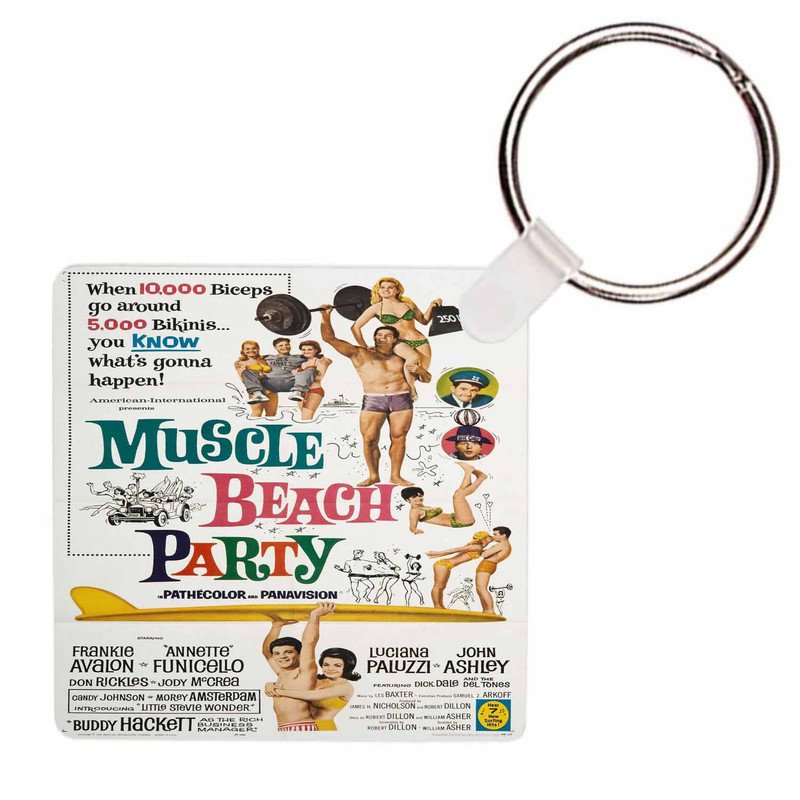 Zavstyle Muscle Beach Party Keychain