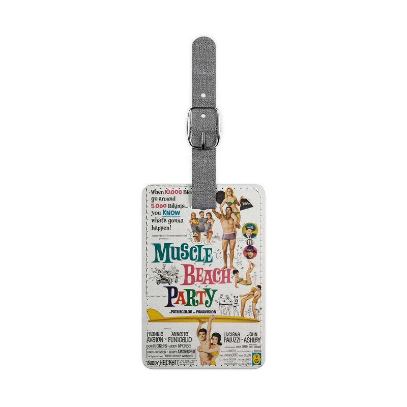 Zavstyle Muscle Beach Party Luggage Tag