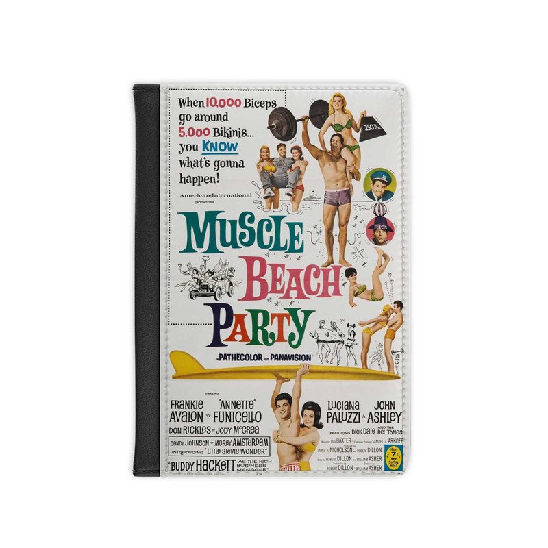Zavstyle Muscle Beach Party Passport Cover