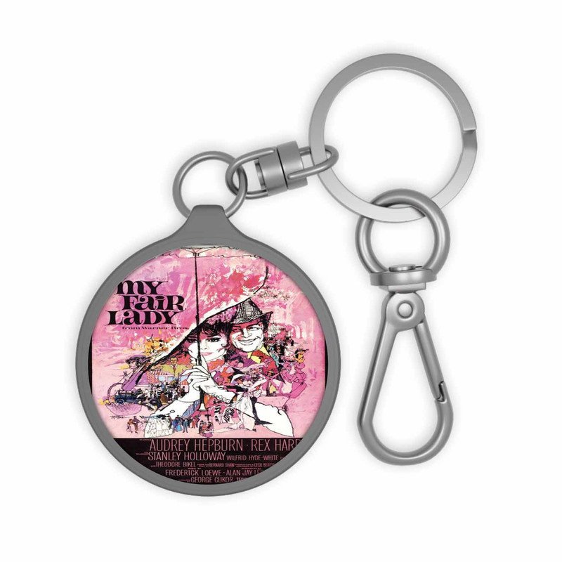 Zavstyle My Fair Lady Audrey Hepburn Keyring Tag Accessories