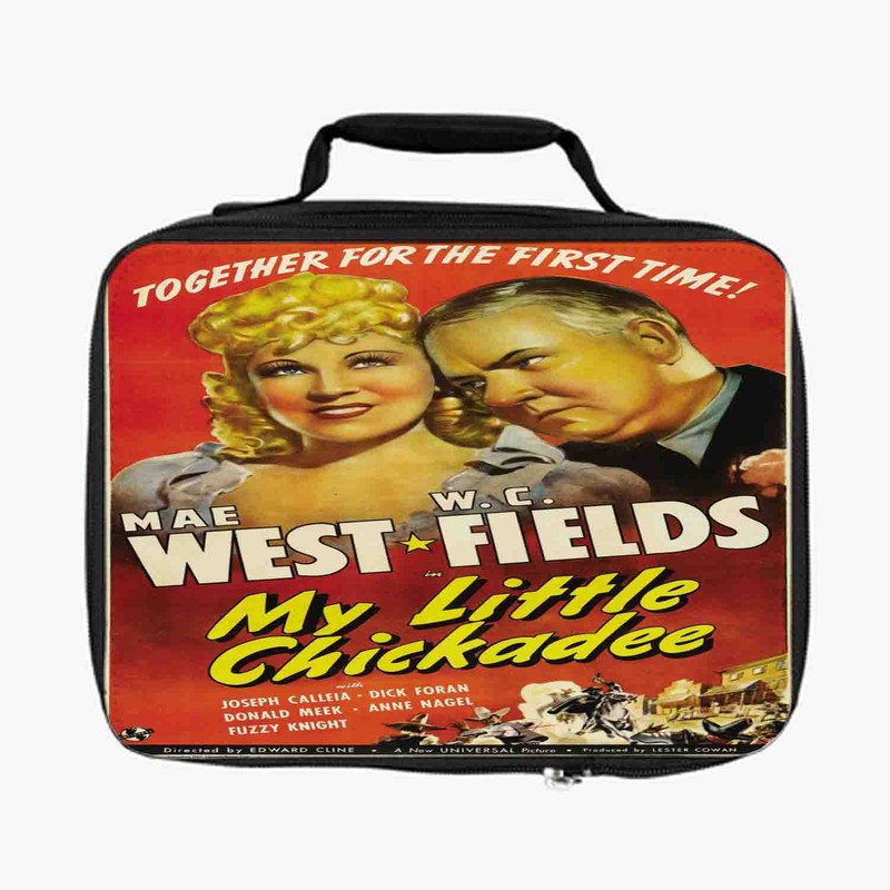Zavstyle My Little Chickadee Mae West and W C Field Lunch Bag